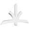 Ekena Millwork Davenport Architectural Grade PVC Gable Bracket, 84"W x 42"H x 4"D x 6"F, 12/12 Pitch GBP084X42X0406DAV00 - alternate 1